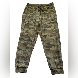 Gap Camouflage  Jogger Stretch Waist Pockets Pants Size Medium